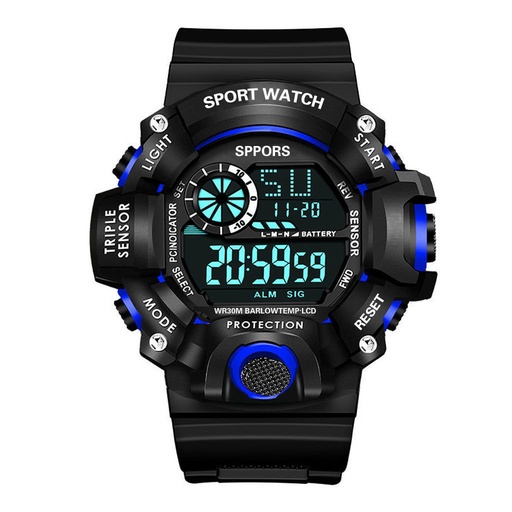 sport watch water proof blue